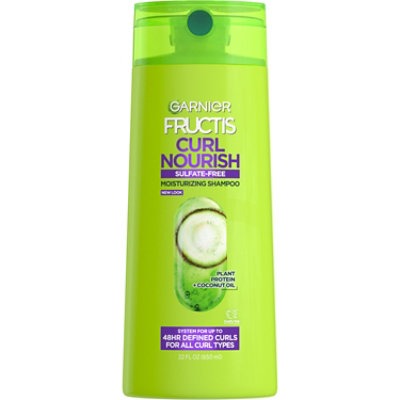 Garnier Fructis Curl Nourish Sulfate-Free Shampoo for All Curl Types - 22 Fl. Oz. - Image 1