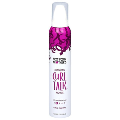 Not Your Mothers Curl Talk Curl Activating Mousse For Curly Hair 7 Fz - 7 FZ - Image 3