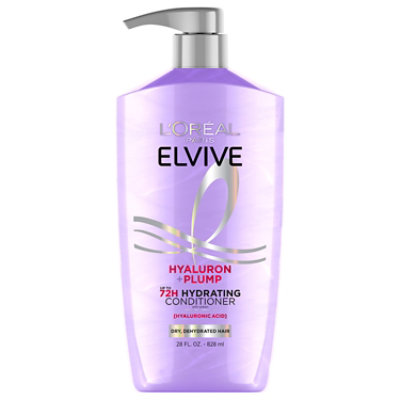 L'Oreal Paris Elvive Hyaluron Plump Hydrating Conditioner For Dry Hair - 26.5 Fl. Oz. - Image 1