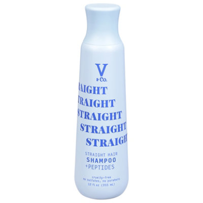 V & Co Straight Hair Shampoo With Peptide Technology - 12 Fl. Oz. - Image 3