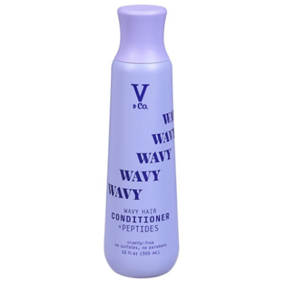 V&Co Wavy Hair Conditioner With Peptide Technology - 12 Fl. Oz. - Image 3