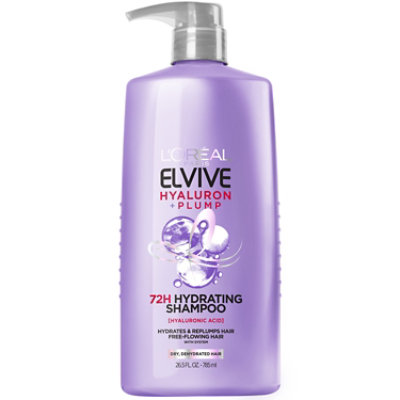 L'Oreal Paris Elvive Hyaluron Plump Hydrating Shampoo For Dry Hair - 26.5 Fl. Oz. - Image 1