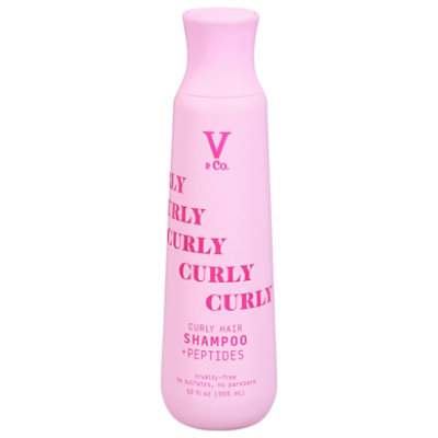 V & Co Curly Hair Shampoo With Peptide Technology - 12 Fl. Oz. - Image 3