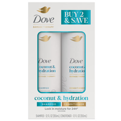 Dove Hair Care Coconut & Hydration 12 Fo - Each - Image 1