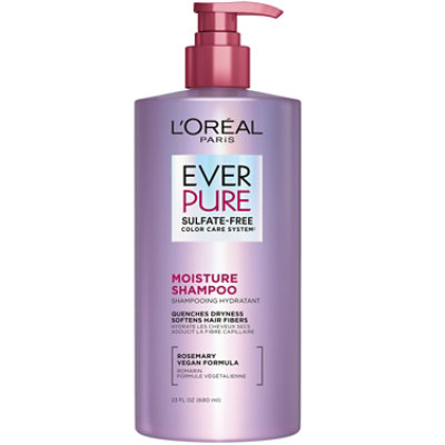 L'Oreal Paris Sulfate Free Moisture Shampoo for Hydrating Dry Hair EverPure