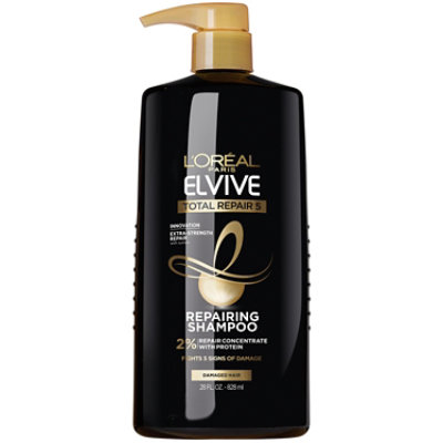 L'Oreal Paris Elvive Total Repair 5 Repairing Shampoo for Damaged Hair - 28 Fl. Oz. - Image 1