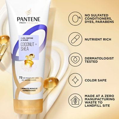 Pantene Base Curl Moist Rinse Off Conditioner - 10.9 Fl. Oz. - Image 5