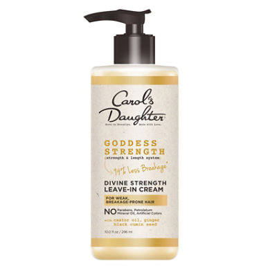 Carol's Daughter Goddess Strength Divine Strength Leave In Cream with Castor Oil - 10 Fl. Oz.