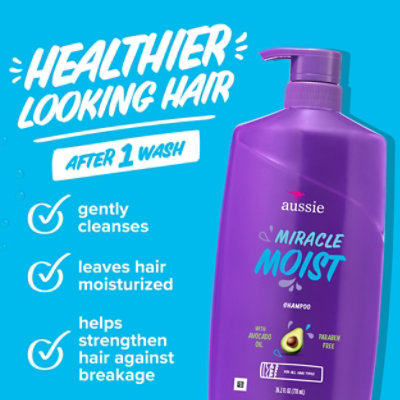 Aussie Miracle Moist Shampoo And Conditioner Hair Set  - 26.2 Fl. Oz. - Image 3