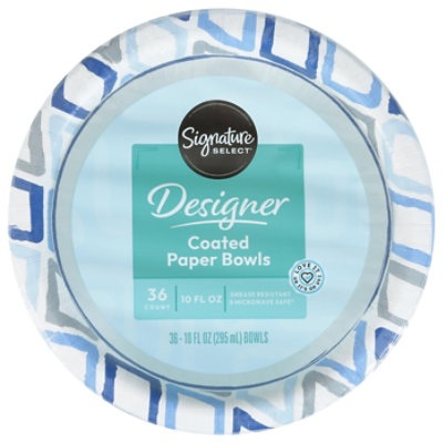 Signature Select. Bowls Designer - 10-Oz. 36-Ct. - Image 1