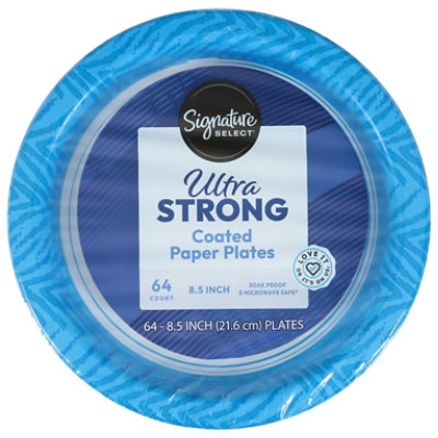 Signature Select Ultra Strong Plates 8.5 Inch - 64 Count - Image 2