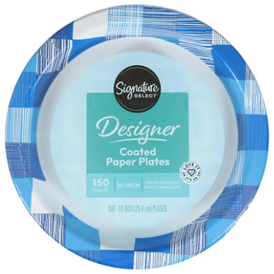 Signature Select Designer Plates 10 Inch - 150 Count - Image 1