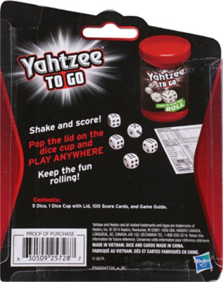 Has Yahtzee To Go - Each - Image 4
