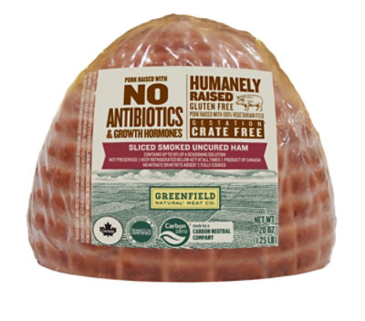 Greenfield Sliced Smoked Uncured Ham - 20 Oz. - Image 2