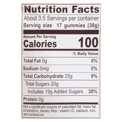 Buck Naked Gummy Bears Pineaple Komb - 3.5 Oz. - Image 4