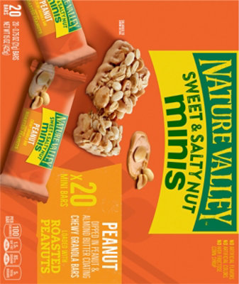 Nature Valley Sweet & Salty Nut Peanut Butter Mini Granola Bars 20 Count - 15 Oz. - Image 6