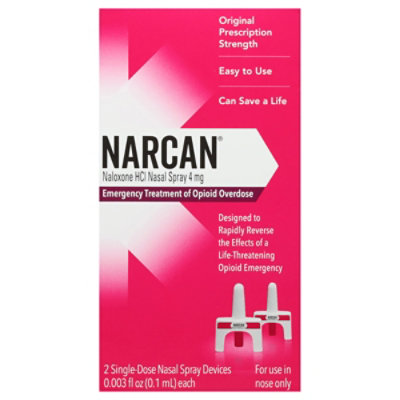 Narcan Naloxone Hci Nasal Spray - 4mg - 2 Count - Image 3