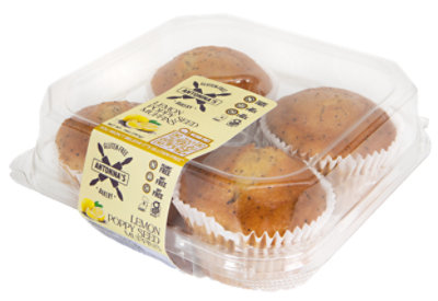 Gluten Free Lemon Poppy Seed Muffins - 14 Oz - Image 1