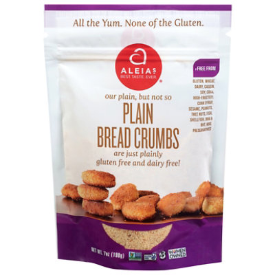 Aleia's Gluten Free Vegan Plain Bread Crumbs - 7 Oz - Image 2