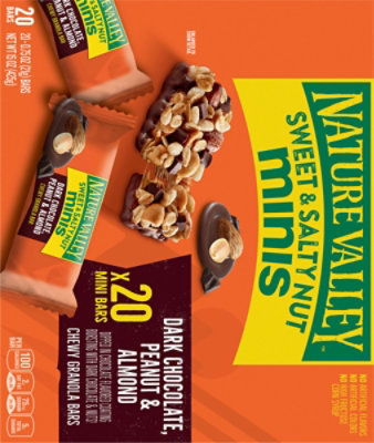 Nature Valley Sweet And Salty Dark Chocolate Peanut Almond Granola Mini Bars - 15 Oz - Image 6