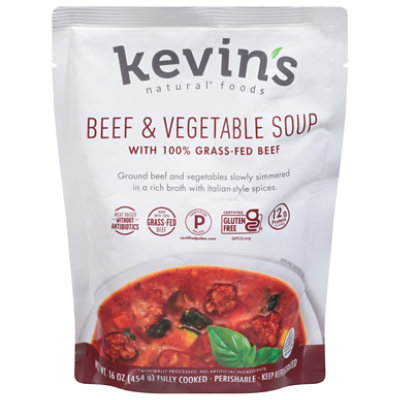 Kevin's Natural Foods Beef And Vegetable Soup - 16 Oz - Image 3