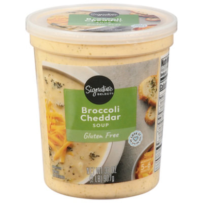 Signature Select Broccoli Cheddar Soup - 32 Oz - Image 1