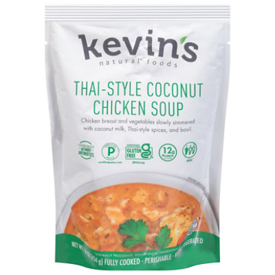 Kevin's Natural Foods Thai Style Coconut Chicken Soup - 16 Oz - Image 1