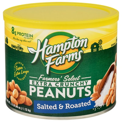 Hampton Farms Super Extra Crunchy Gourmet Virginia Peanuts - 40 Oz - Image 3