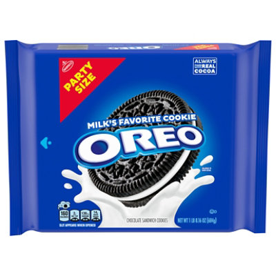 Oreo Chocolate Party Size Sandwich Cookies- 24.16 Oz - Image 3