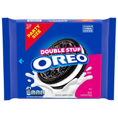 Oreo Double Stuf Chocolate Sandwich Cookies - 24.95 Oz - Image 3