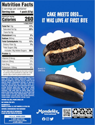 Oreo Cakesters Peanut Butter Sandwich Cookies - 10.1 Oz - Image 6