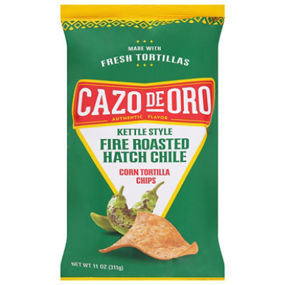 Cazo De Oro Chips Tortilla Hatch Chil - 11 OZ - Image 3