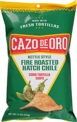 Cazo De Oro Chips Tortilla Hatch Chil - 11 OZ - Image 2