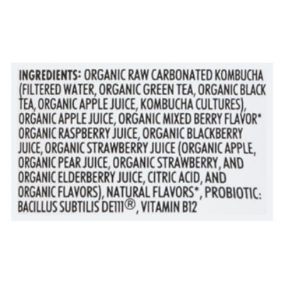 Humm Kombucha Mixed Berry - 12 FZ - Image 4
