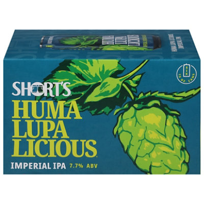 Shorts Huma Lupa Licious IPA In Cans - 6-12 Fl. Oz. - Image 3