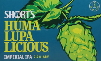 Shorts Huma Lupa Licious IPA In Cans - 6-12 Fl. Oz. - Image 4