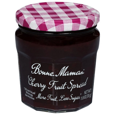 Bonne Maman Less Sugar Cherry Fruit Spread - 11.8 Oz - Image 1