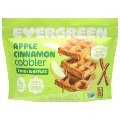 Evergreen Apple Cinnamon Mini Waffles - 9 Oz - Star Market