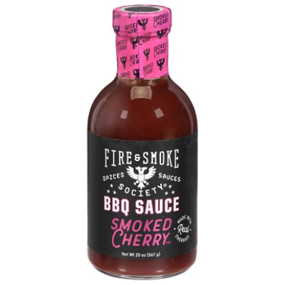 Fire And Smoke Smoked Cherry Barbecue Sauce - 20 Oz - Image 3