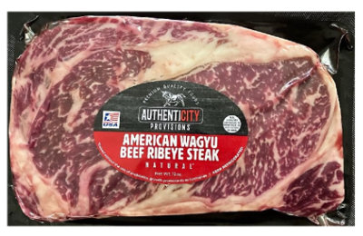 Authenticity Provisions Wagyu Beef Ribeye Steak - 12 Oz - Image 1