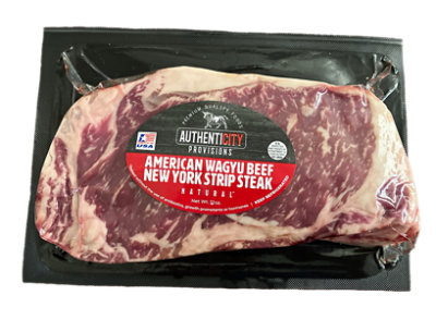 Authenticity Provisions Wagyu Beef New York Strip Steak - 12 Oz - Image 1