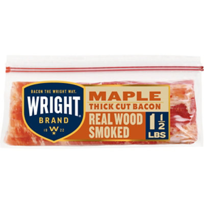 Wright Bacon Maple Hickory Thick Cut - 24 Oz - Image 1