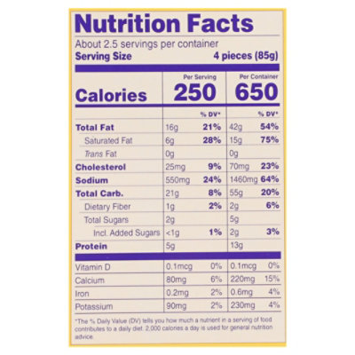 Feel Good Foods Jalapeno Bites Crispy - 8 Oz - Image 3
