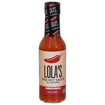 Lolas Fine Hot Sauce Sauce Hot Original 5 oz (Pack of 12) - Image 1