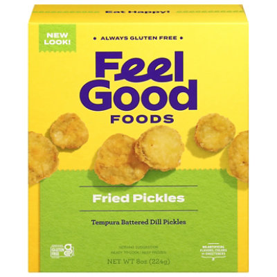 Feel Good Foods Dill Pickles Fried - 8 Oz - Image 1
