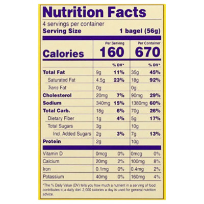 Feel Good Foods Bagels Plain Mini Stuffed Cream Cheese - 8 Oz - Image 3