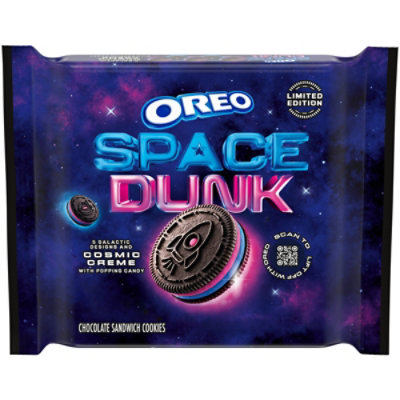 OREO Space Dunk Chocolate Sandwich Cookies Limited Edition - 10.68 Oz ...