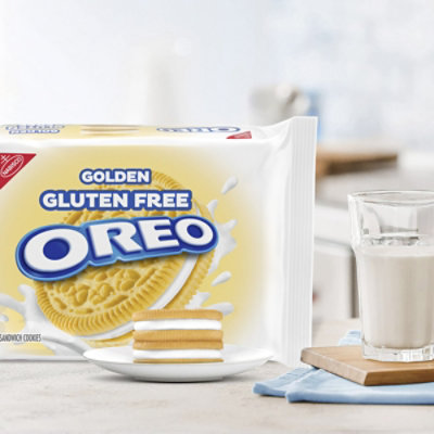 OREO Gluten Free Golden Gluten Free Sandwich Cookies - 12.08 Oz - Image 5