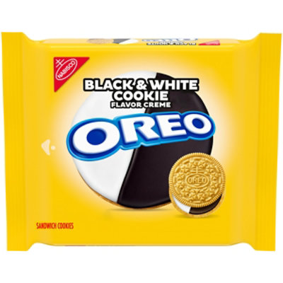 OREO Black and White Cookie Creme Sandwich Cookies Limited Edition - 10.68 Oz - Image 1