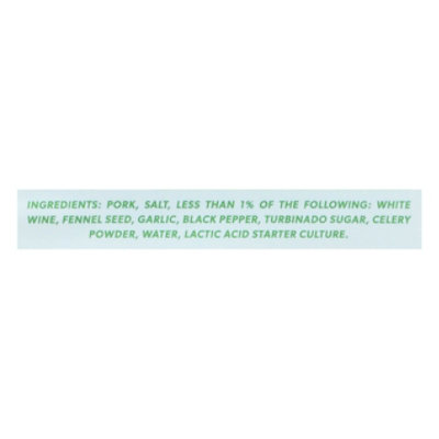 Salt and Twine  Italian Style Salami With Fennel Seed and Sea Salt Pre Sliced Charcuterie - 2.5 Oz - Image 5